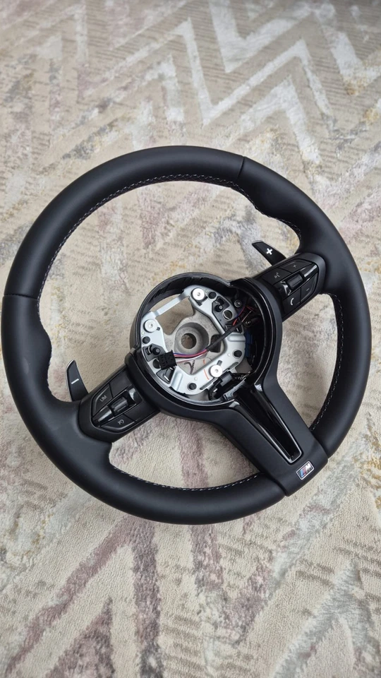 BMW M sport steering wheel with shift paddles 3 F30 F31 F34 4 F32 F33 F36 - Image 4 of 4