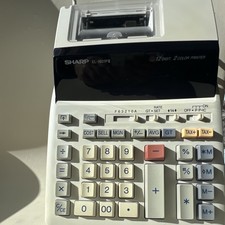 Sharp EL-1801PIII Printing Calculator 12-Digit 2 color printer Large Keys