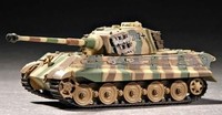Trumpeter 7291 1/72 King Tiger Henschel Turm Mit Zimmerit