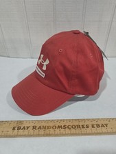 Under Armour Faded Red Adjustable Strap Baseball Cap Hat OSFM NWT UA Free Fit