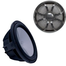 Wet Sounds Revo 10" Sub and Grill Black Sub and Black Closed Face SW Grill 2 Ohm