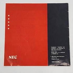 Dragon Spirit (TurboGrafx-16) Complete with Manual & Case - Authentic & Tested