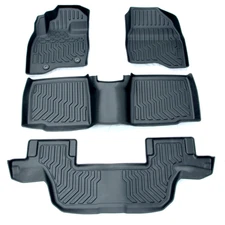 3D Floor Mats For 2015-2019 Ford Explorer Bench Seating All Weather Liner