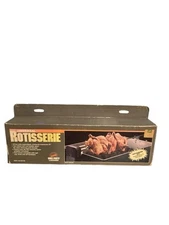 Certified Universal Rotisserie 2 Prong Spit Forks w/Motor & Adaptor - New in Box