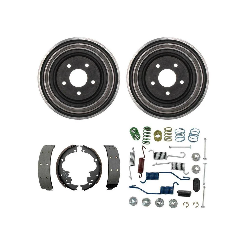 Kit de herrajes tambores de freno traseros zapatas de freno para Chevrolet S10 1992-2003 Foto 2 de 4