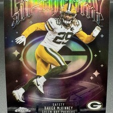 2025 Topps Chrome - Xavier McKinney Green Bay Packers #ACT-24 Refractor