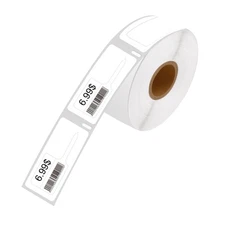 1Roll PriceTag 400 Label Rat-Tail Style for DYMO LabelWriter 30373 7/8"x15/16"
