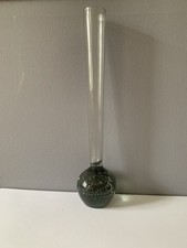 Solifleur- oder Orchideenvase aus Glas, wahrscheinlich aus den 1970ern Mundgebl.