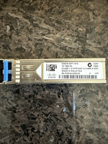 Original Genuine CISCO CWDM-SFP-1510 10-1881-03 21CFR 1040.10