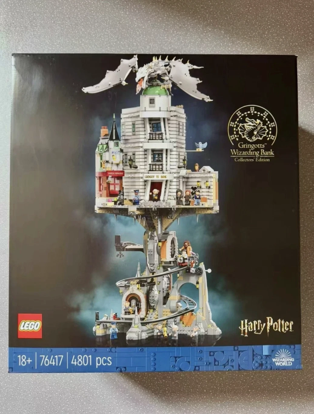 New Sealed LEGO Harry Potter 76417 Gringotts Wizarding Bank-Collectors' Edition
