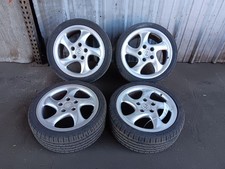 Porsche 993 996 911 Turbo Twist Wheels Rims Narrow Body Silver Twists 18 Inch