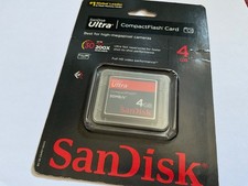 1pcs 4gb Sandisk Ultra CF compactflash memory card for CF NIKON CANON Cameras