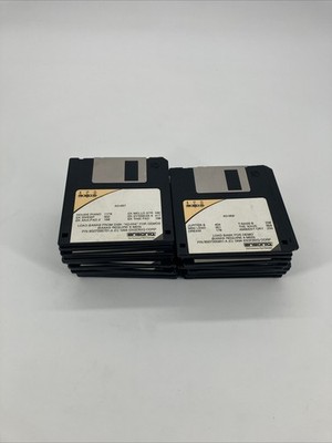 Large Ensoniq ASR Disc Lot of 32 As is Essential Sound Sampling operating