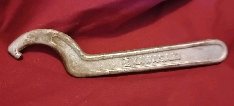 Vintage - Kawaski Motorcycle Wrench - Hook Spanner Wrench - Made in Japan MITO 5