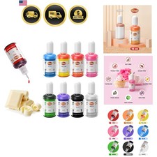 Colorante alimentario a base de aceite, colorante alimentario de gran capacidad de 15 ml para glaseado, colorante...