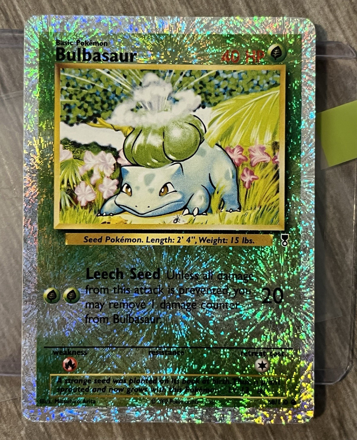 Bulbasaur Reverse Holo 68/110 Legendary Collection English WOTC