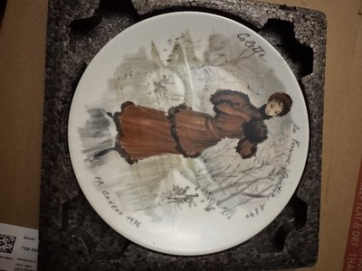 HENRI D'ARCEAU Women of the Century LES FEMMES DU SIECLE Limoges Brigitte Plate