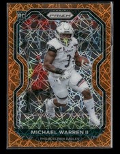 2020 Panini Prizm #345 Michael Warren II Prizm Lazer Philadelphia Eagles
