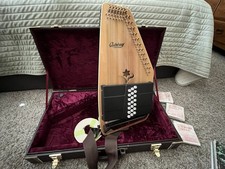 Oscar Schmidt Appalachian Autoharp OS45C with Flower Sound Hole, Case  Extras