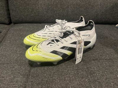 Adidas Predator Elite SG Soccer Cleats White/Black/Volt Men s 9 JI1067