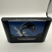 Ecco the Dolphin (SEGA Genesis) Cleaned Tested Working