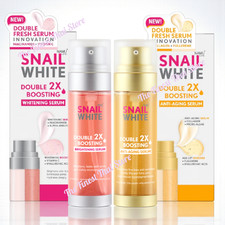 Snail White Double Boosting Whitening Serum  Anti-Aging Serum  Duo Pack 