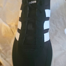 adidas Barreda Decode J Black/White Low Top Lace Up Sneaker US 7 EU 40 JR0762