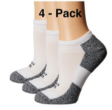 Thorlos L31710 White 4-Pair Running Micro-Mini Socks Women's Size L 9.5-11.5