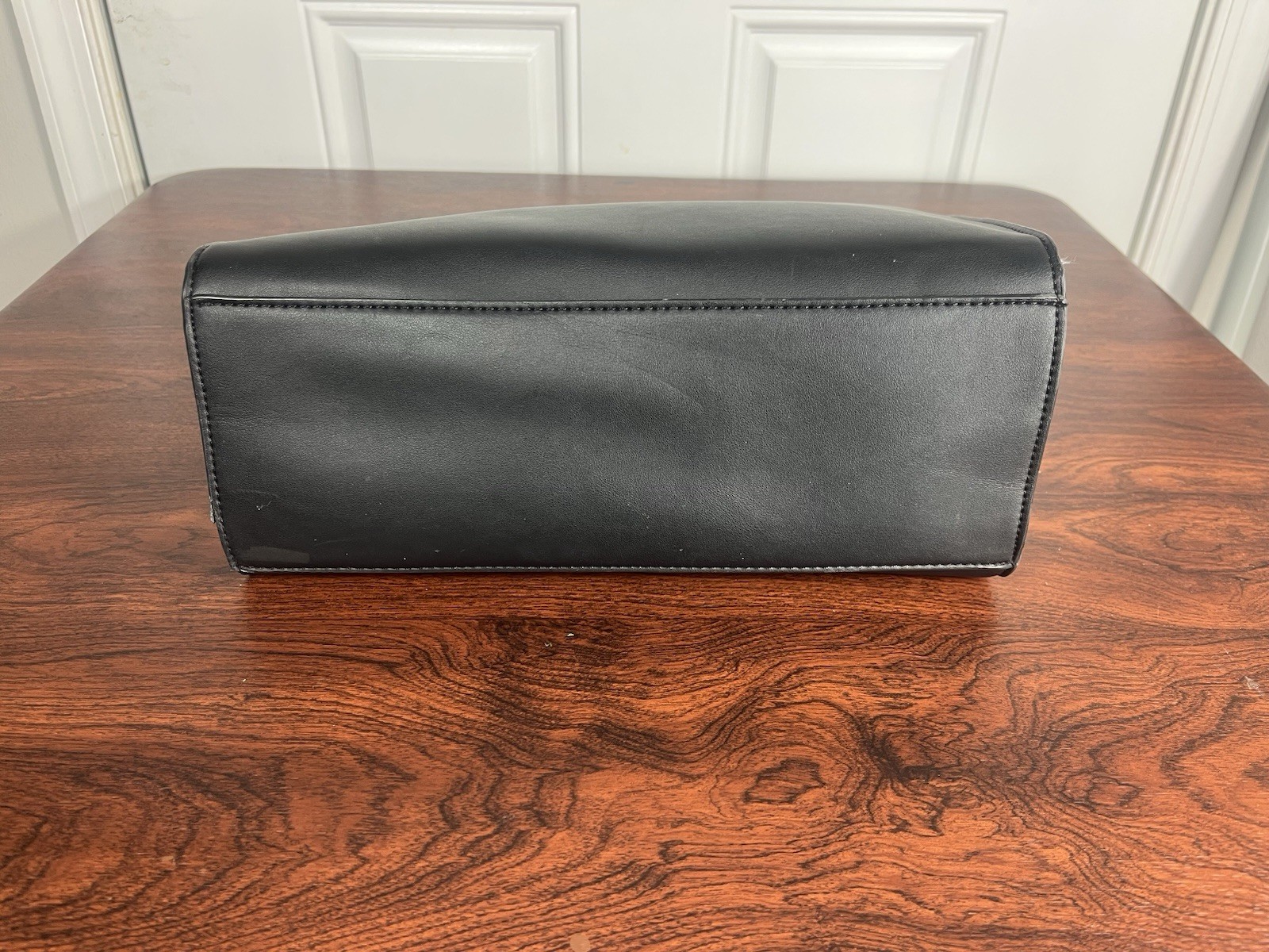 BCBGeneration Black Satchel Silver Ring Handle Cr… - image 11