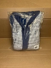 Ulta Soft Textured Plush Mens Bathrobe ONE SIZE New Sealed 2025