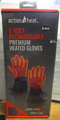 ActionHeat 5V Premium Heated Gloves Men's large