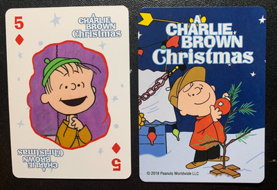 Swap Playing Card   CHARLIE BROWN CHRISTMAS    Linus VERSION 1