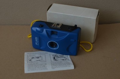 PC-606 35mm Free Focus analog Point & Shoot Kamera Fotoapparat Blau manuell