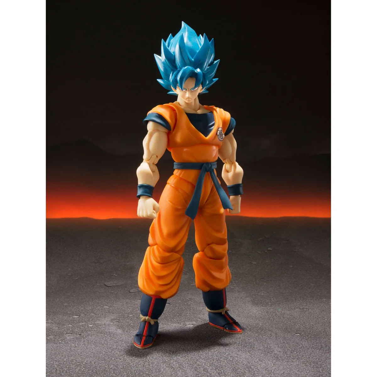 S.H. Figura Azul Figuarts Son Goku - Super Saiyan God Super Saiyan - Dragon Ball