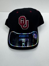 Top of the World University of Oklahoma Sooners Black Fitted Cap Hat 7 7/8 New!