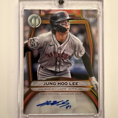 2025 Topps Tribute Jung Hoo Lee Auto 27/75 San Fran Giants