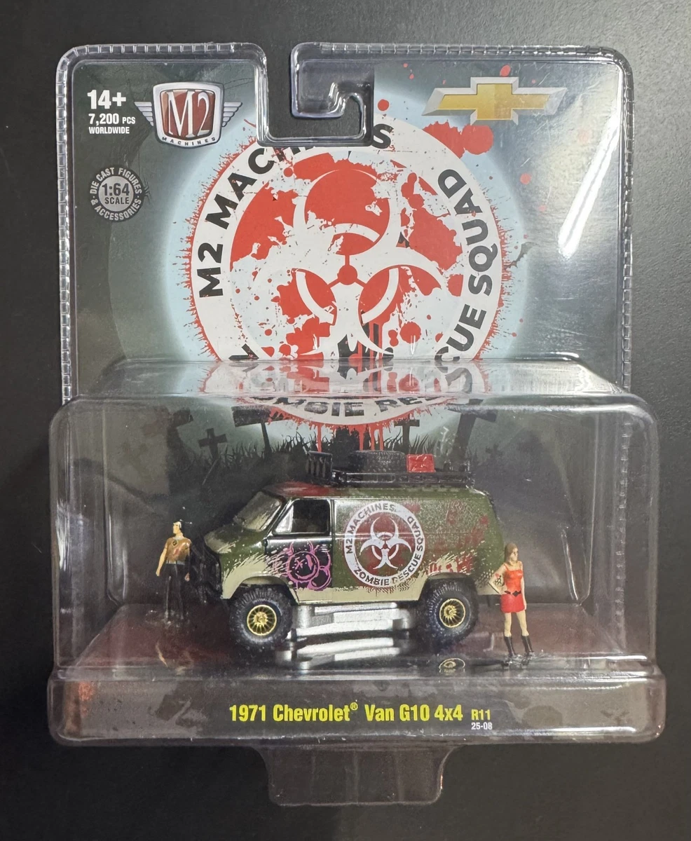 Voiture Miniature M2 Machines 1975 Chevrolet Van G10 Auto Thentics R97 - 1:64 Neuve Sous Boîte