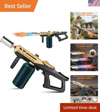 Powerful Propane Torch Gun Adjustable Flame Thrower With Detachable Design F... Powerful Propane Torch Gun Adjustable Flame Thrower With Detachable Design F...