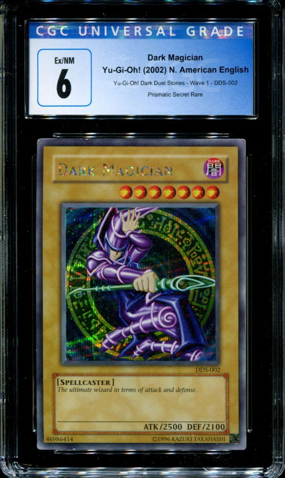Dark Magician - DDS-002 - CGC 6 - Dark Duel Stories - Secret Rare -  Yu-Gi-Oh - 2 | eBay
