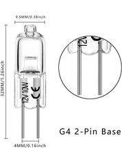 G9 G4 Halogen Bulbs Capsule 10W 18W 20W 25W 28W 33W 40W 60W Lamp Light  220,12v