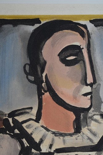 Artista francés listado Georges Rouault, grabado en color y aguatinta 1935 - Imagen 4 de 7