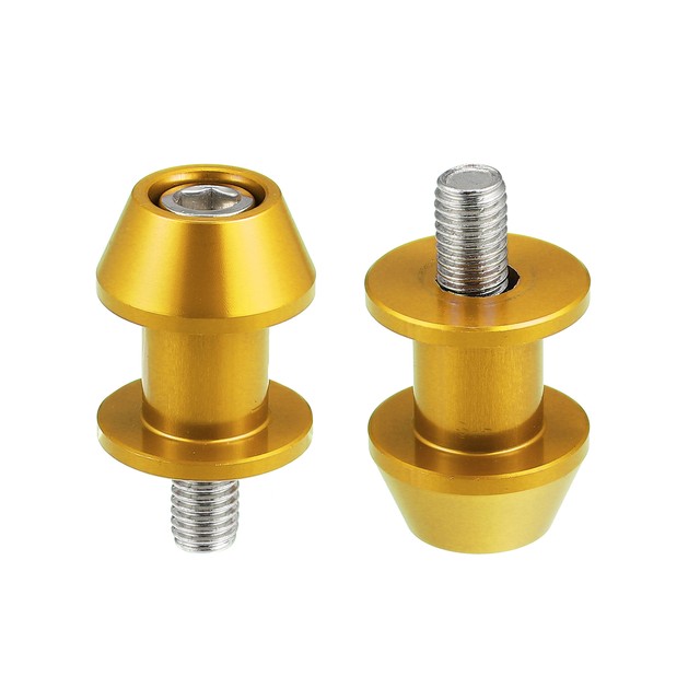 1 Paire 8mm M8x1.25 Doré Moto Bras Oscillant Bobines pour Honda 1 Paire 8mm M8x1.25 Doré Moto Bras Oscillant Bobines pour Honda