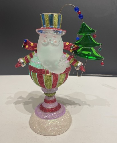 DEPT 56 Weihnachtsmann Batterie Leuchtfigur Weihnachten Urlaub Deko 9" funktioniert! - Bild 1 von 6