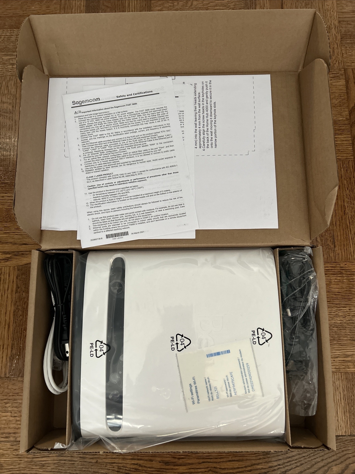 NEW Bell Home Hub 4000 Fast 5689) WIFI 6 Fibre Modem NIP eBay