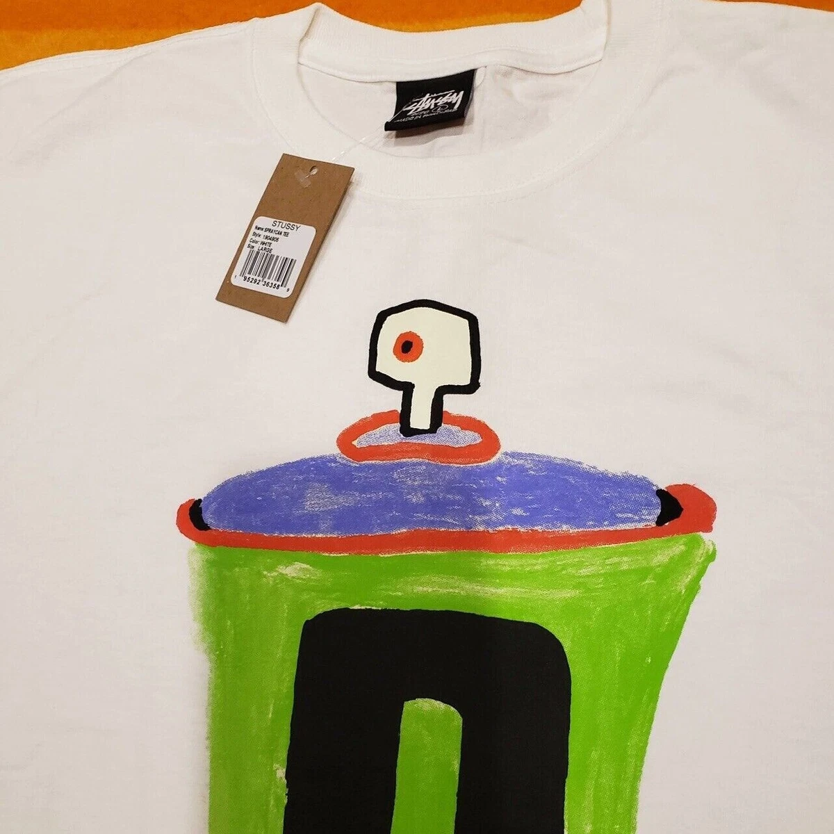Stussy Graffiti Spray Can T-Shirt L NWT