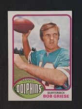 1976 TOPPS BOB GRIESE #255 HOF MIAMI DOLPHINS