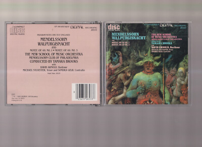 Mendelssohn: Walpurgisnacht And Two Motets (CD, Allegro Corporation) #0525CJ
