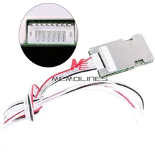 2PCS 7S Li-ion lithium LiFePO4 Battery Protection BMS Board with Balance 24V 20A