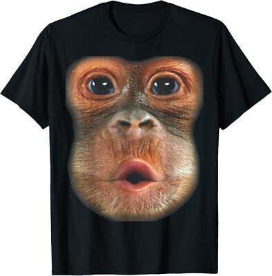 Monkey Blowing Stomach Face T-Shirt unisex T-Shirt