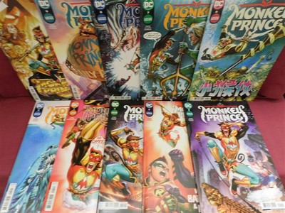 MONKEY PRINCE 1 2 3 4 5 6 7 8 9 12 A DC COMIC LOT YANG CHANG LAU MAIOLO 2022 NM